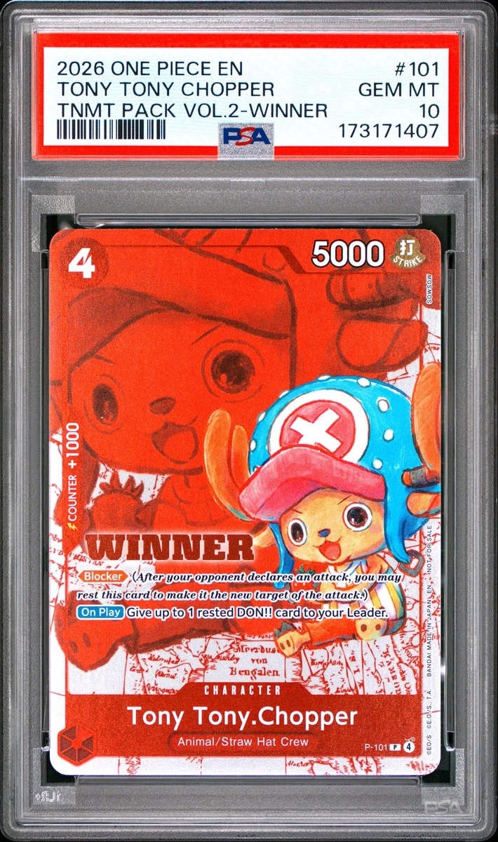 25+ Tony Tony.Chopper P-101 One Piece Promotion Cards for sale