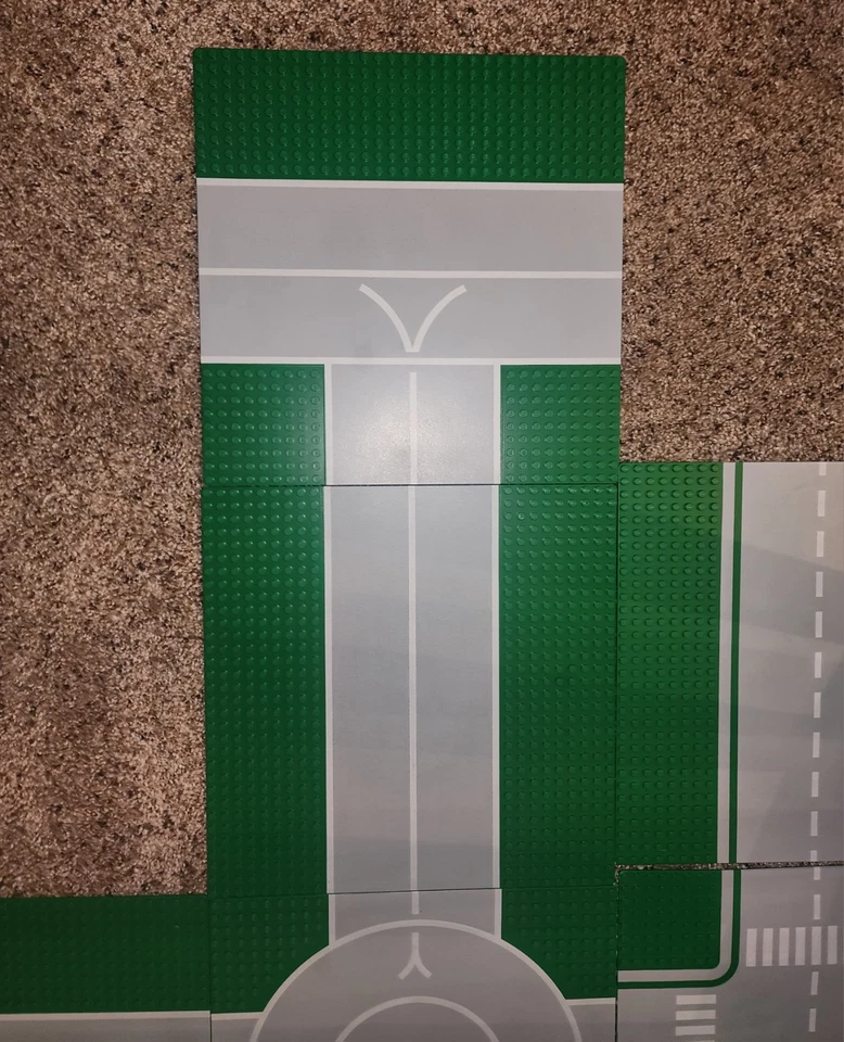 Lote de 8 placas base Lego Green Airport Runway Foto 2 de 4