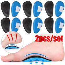 2 Pcs Arch Support Palm Pad Orthopedic Half Insole for Flat Foot Correction