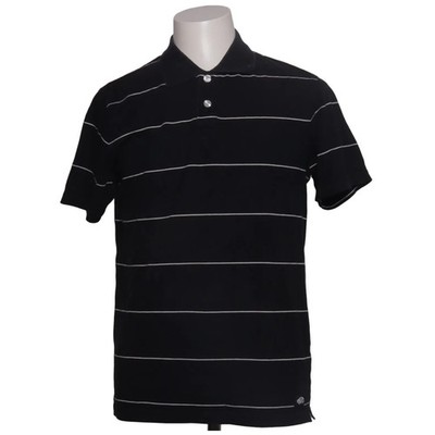 Kathy Van Zeeland, Poloshirt, Größe: M, Schwarz/Weiß, Streifen, Herren #Hy4