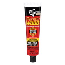 DAP 21500 Exterior Grade Plastic Natural Wood Filler 1.87 oz. Pack of 12 