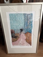 Jacqueline K. Crofton Signed Frame Print The Japanese Screen 52/375 Limited Ed