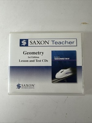 Saxon Teacher Geometry 1st Edition Lesson & Test (CD 5 Disc Set W/Guide)