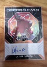 2021 Panini Elite Extra Edition - Hidden Gems Oliver Ortega #HG-OO Black (AU,...