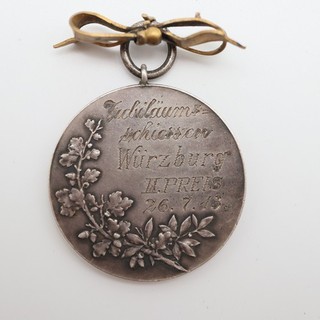 Schützenmedaille Würzburg 1913 45 mm = 29 8 g B5
