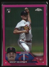 2023 Topps Chrome Update Magenta Refractor /399 Brent Headrick #USC188