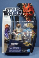 Star Wars The Clone Wars Galactic Battle Game Action Figure CW6 Plo Koon 2012
