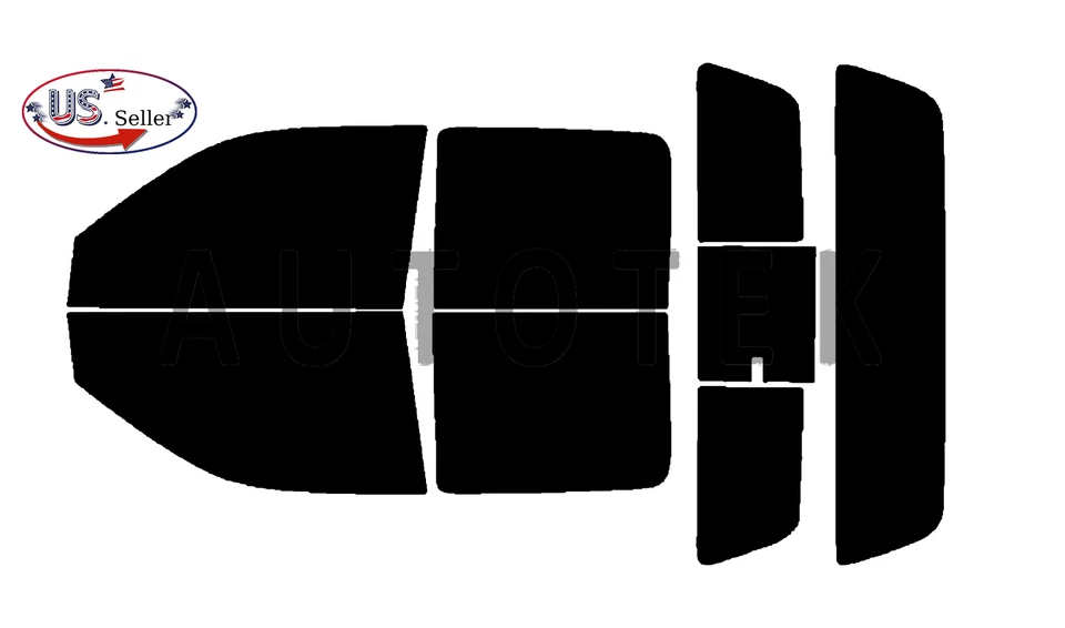 Película de ventana precortada para todos los lados para Chevrolet Colorado Crew 2004-2012 tinte Foto 2 de 4