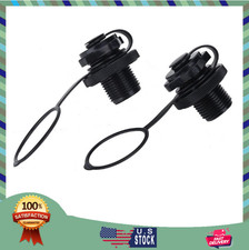 2PCS Air Valve Inflatable Kayak Screw Air Valve Spiral Air Plugs Replacement