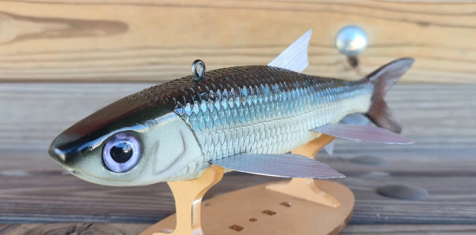 Fish Decoy  NFDA Donated   Excellent  Craig LaVoi  spearing decoy  ice fishing - Image 2 of 4