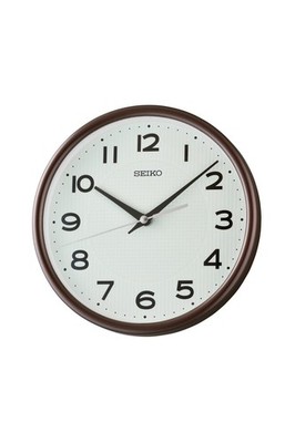 Seiko Timeless Brown Lumibrite 22cm Wanduhr QXA836B