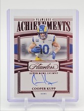 COOPER KUPP 2023-24 FLAWLESS ACHIEVEMENTS AUTOGRAPH RUBY AUTO 01/15 Q2323