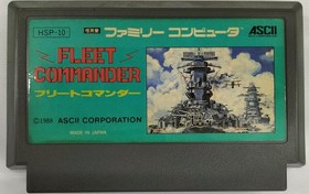Famicom Software Model Fleet Commander Ascii FPH14