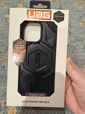 UAG Monarch Pro Case Carbon Fiber for 2024 iPhone 16 Pro Max  MagSafe, 25ft Drop