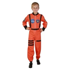 Kids Child Astronaut Costume NASA Space Suit Boys Girls Halloween Party Cosplay