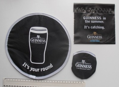 GUINNESS FLOATING WIDGET FRISBEE MIT ALLEN VERPACKUNGEN UND PAPIEREN 2002
