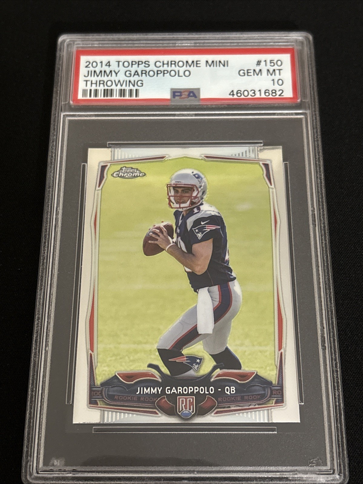 2014 Topps Chrome - Jimmy Garoppolo #150 Ball in Both Hands (RC)