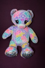 Build A Bear Workshop Colorful Leopard 17" Plush Cheetah E5