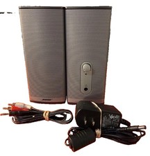 Bose Companion 2 Series II 2.0 Wired Computer Speakers Silver Tested