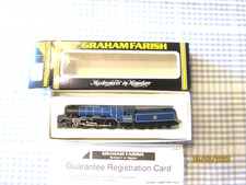Graham Farish N Gauge-4-6-2 Class A3 Loco & Tender -Dick Turpin -BR Blue-Boxed