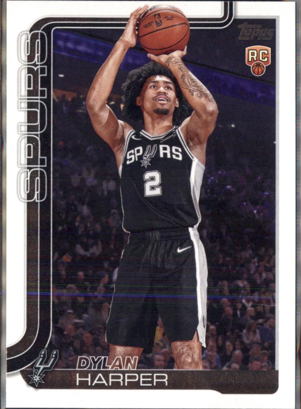 2025-26 Topps #202 Dylan Harper San Antonio Spurs Rookie RC