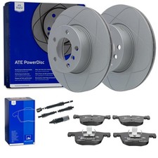 ATE PowerDisc BREMSSCHEIBEN+BELÄGE VORNE passend für BMW 1er F20 F21 2er F22 F23
