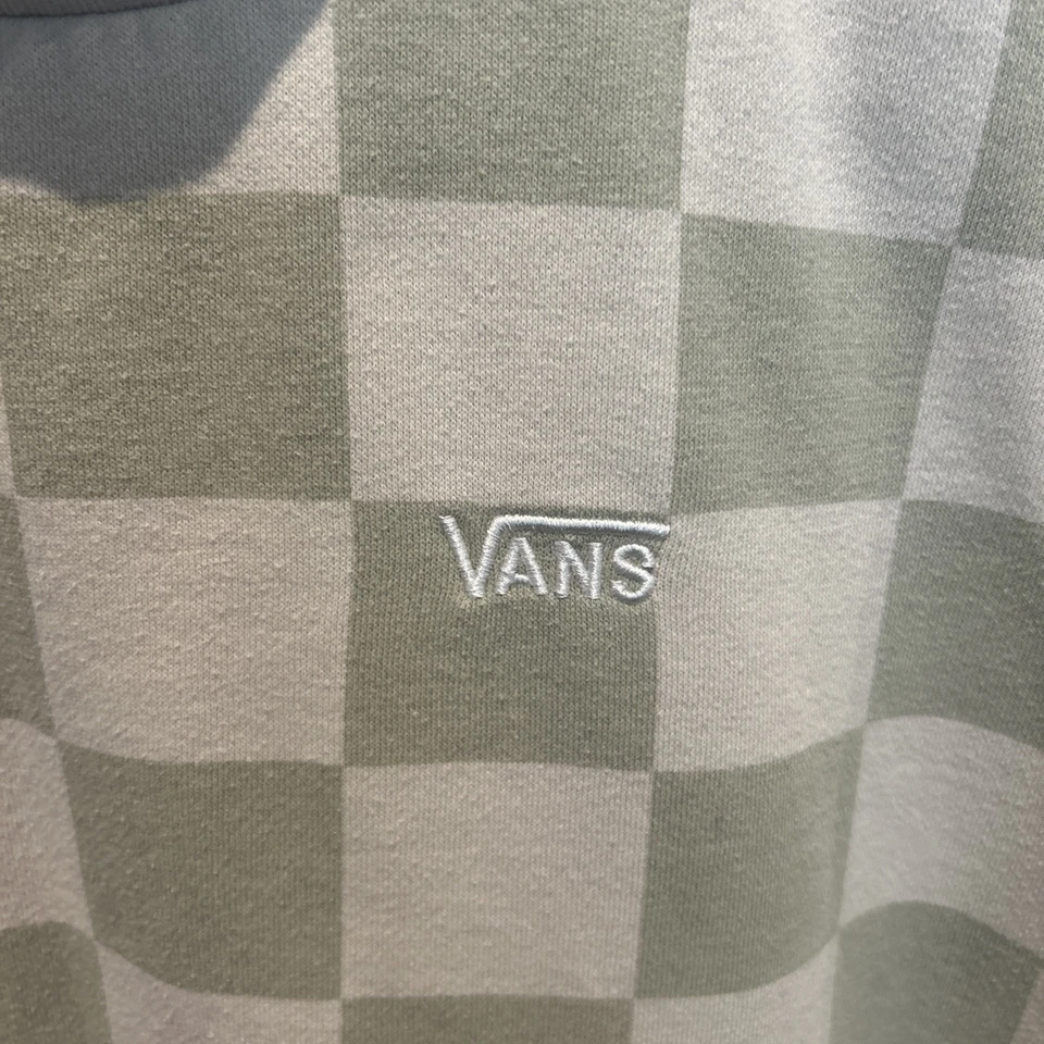 Sudadera Vans verde a cuadros mediana Foto 2 de 4