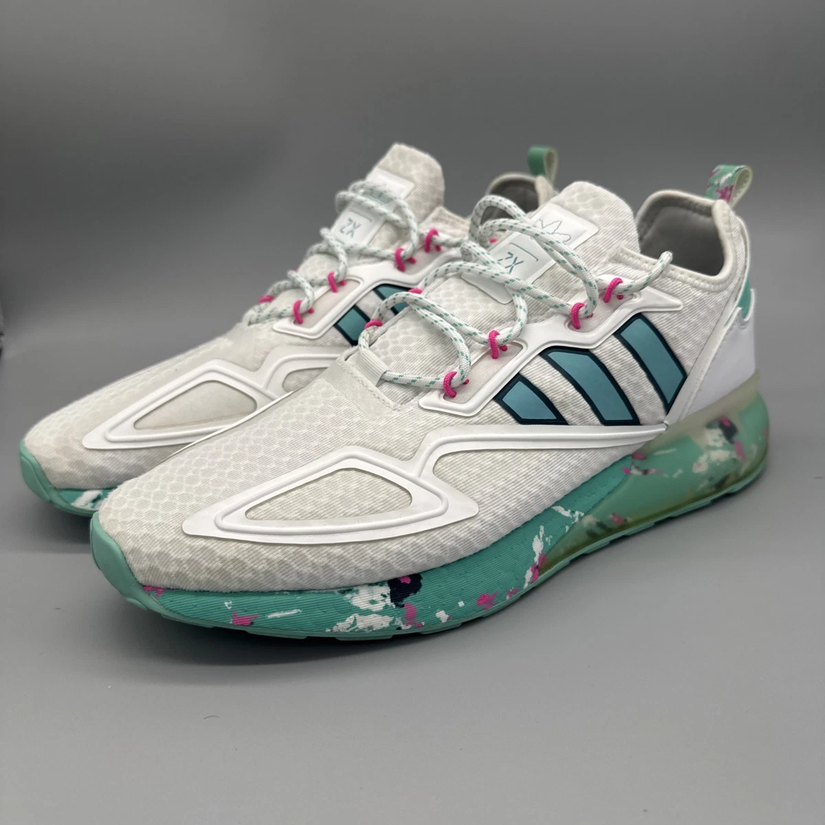 セール中です☆ Adidas ZX 2K Boost White Active Mint for sale | eBay