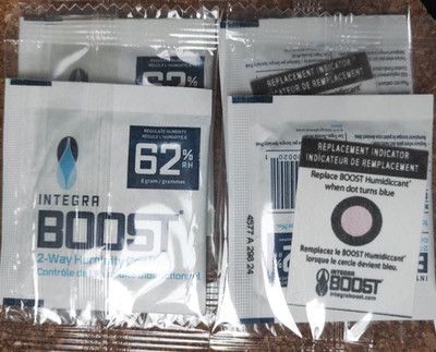 5 * Integra Boost 62% 8g Humidity Control/Feuchtigkeitsregler