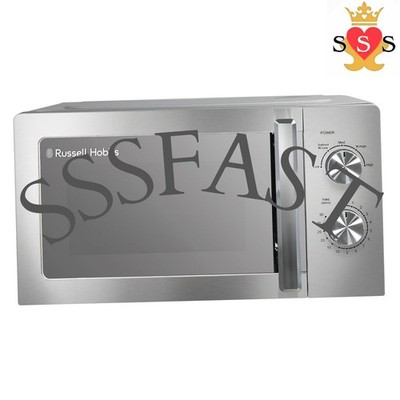 Edelstahl Mikrowelle 20 Liter 800W Solo manuell mit je 5 Leistungen