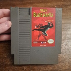 Wrath Of The Black Manta (Nintendo NES) Complete W/ Poster - Tested - Authentic
