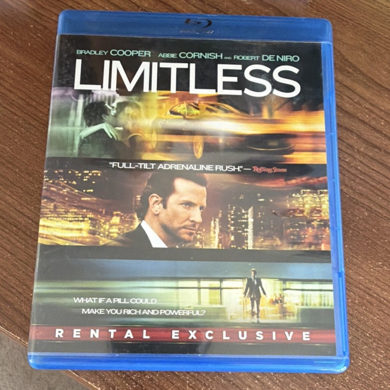 Relativity Media Limitless Blu-ray Rental Exclusive Bradley Cooper De Niro