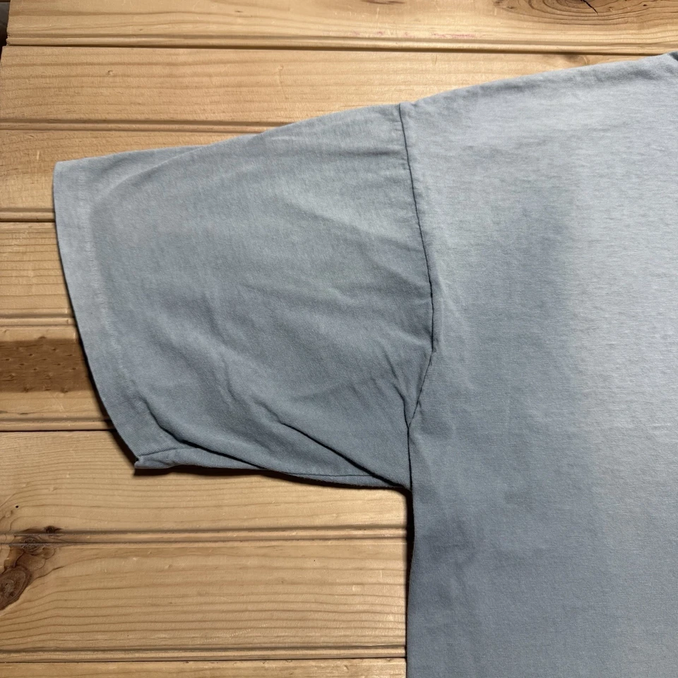 Camiseta De Colección Años 90 Verde Forever Desteñida Tierra Jorobada Ballena Océano Naturaleza - XL Foto 4 de 4