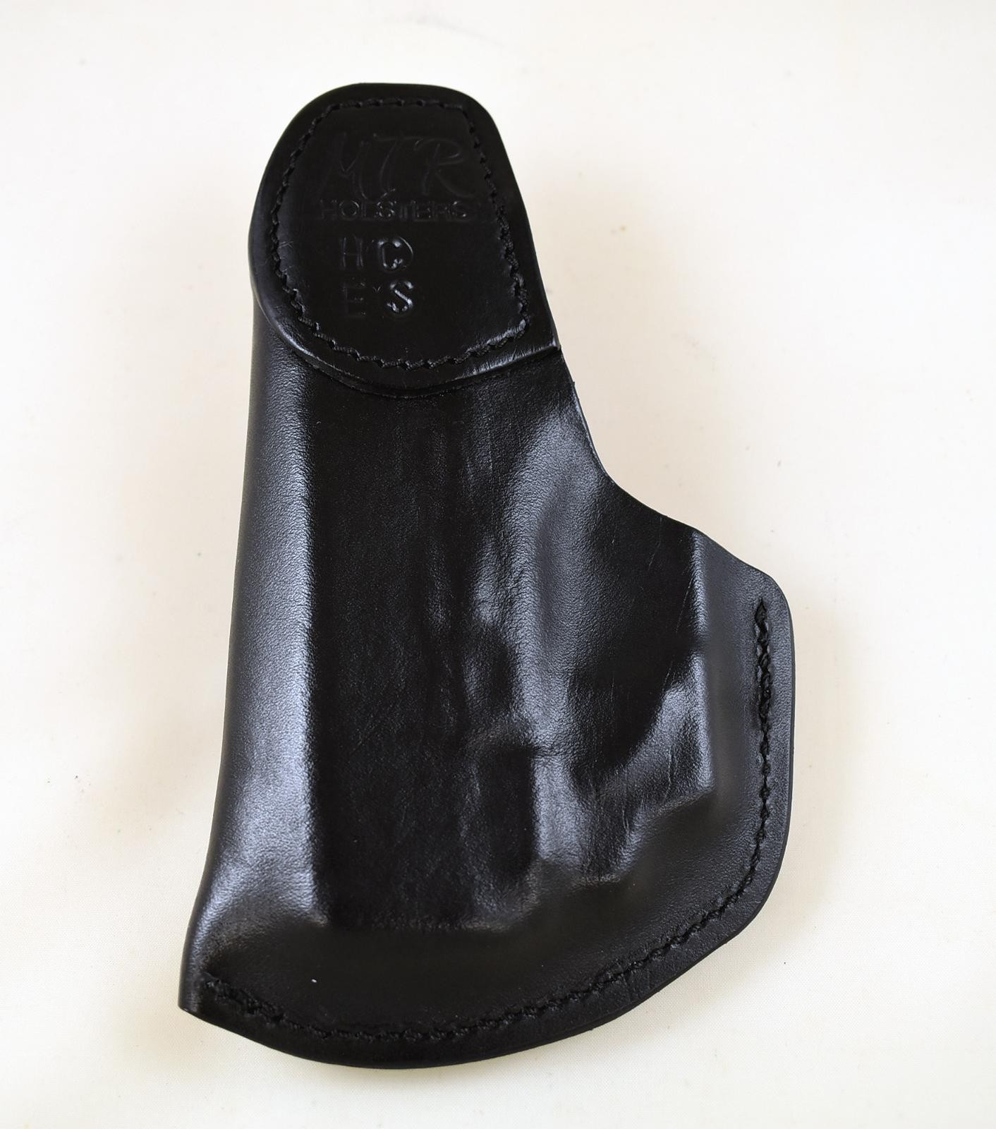 RH MTR Custom Leather IWB Holster - Springfield Hellcat w/Viridian E Laser