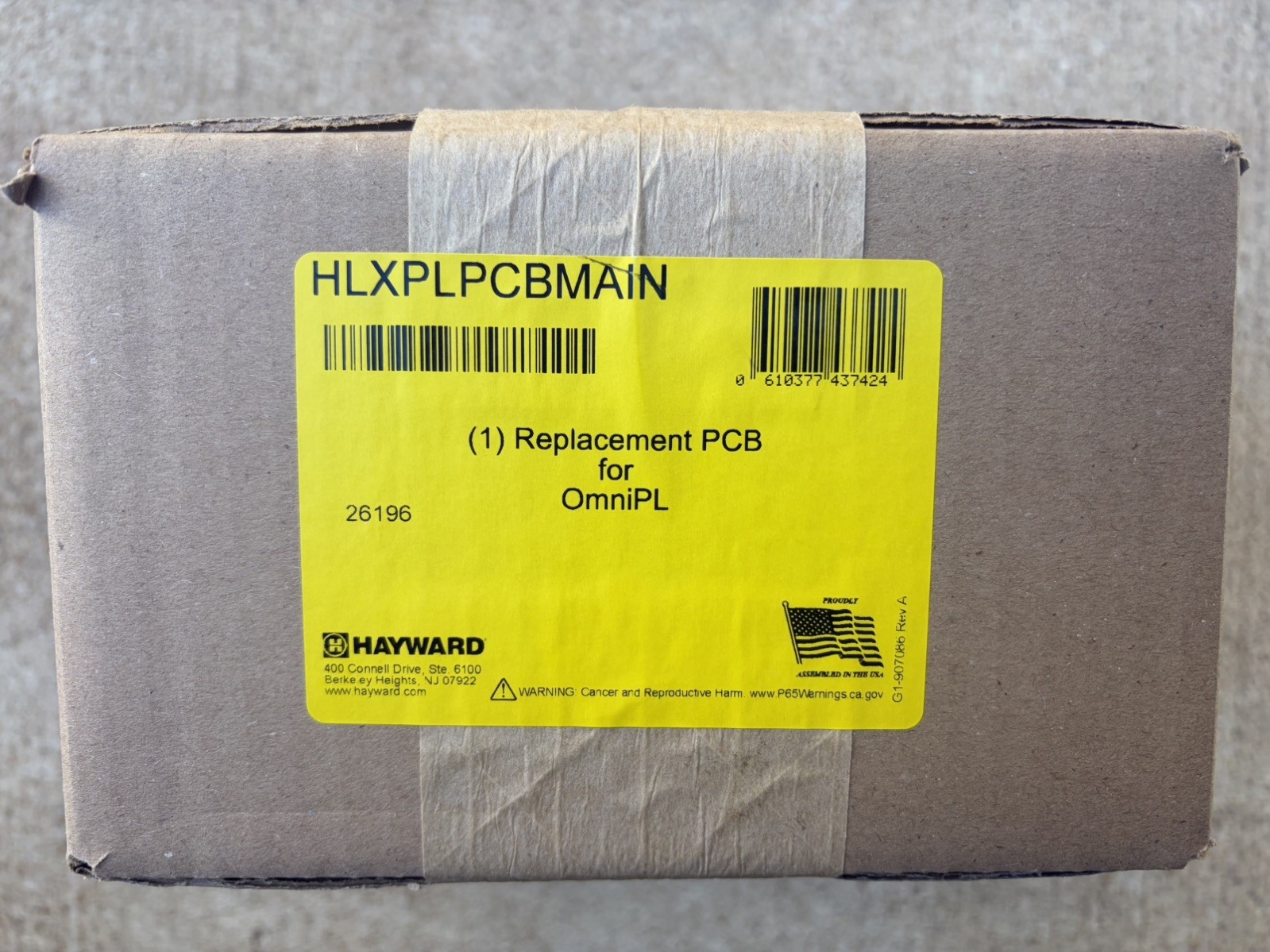 Hayward HLXPLPCBMAIN Replacement OmniPL PCBA Board