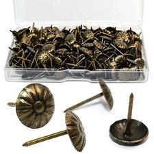 200PCS Antique Upholstery Tacks - Decorative Nails for Hanging, Heavy Duty