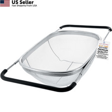 U.S. Kitchen Supply Stainless Steel Colander Strainer -