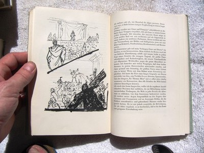 Josef Hegenbarth PEN DRAWINGS Jonathan Swift GERMAN Reisen des Lemuel Gulliver