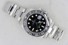 Rolex GMT-Master II 116710LN Black Dial Ceramic Bezel Oyster Band Circa 2007