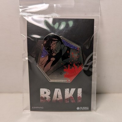 Baki Kaoru Hanayama Enamel Pin Official Anime Collectible Metal Character Badge