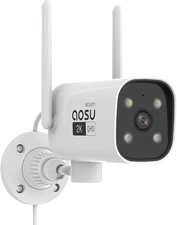aosu 2K QHD Security Camera Outdoor with Color Night Vision, Wired Home Security