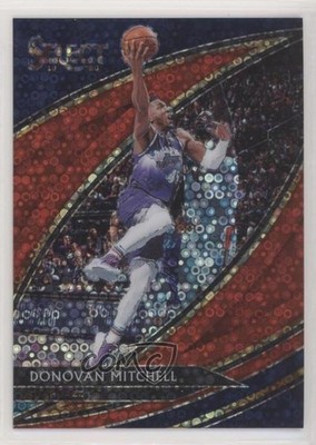 2019-20 Panini Select Courtside Hybrid Red Disco Prizm 2/49 Donovan Mitchell s3g