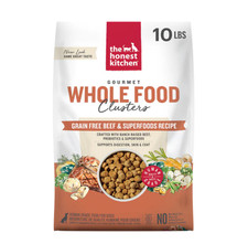 The Honest Kitchen Grain Free Beef Whole Food Clusters Dry Dog Food 10lb