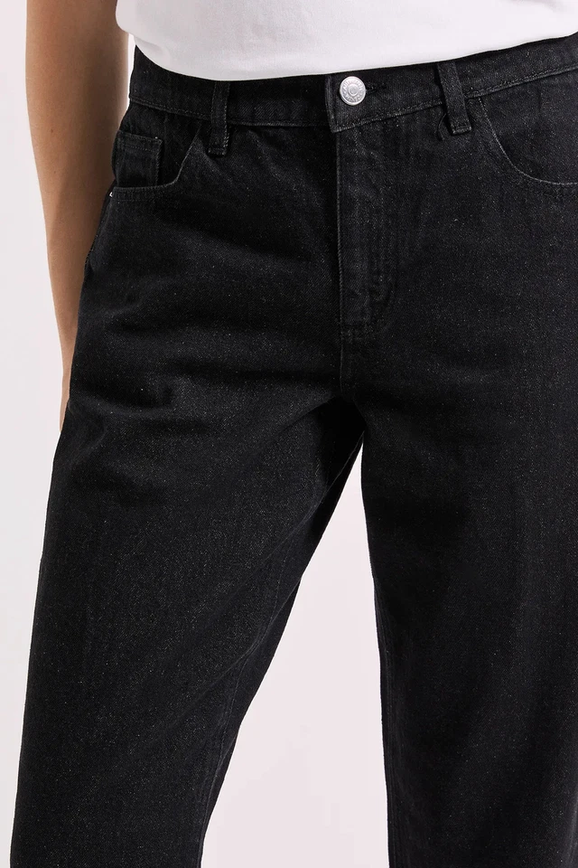 Dorothy Perkins Black Boyfriend Jeans Womens Daywear Jeans - Image 3 of 4