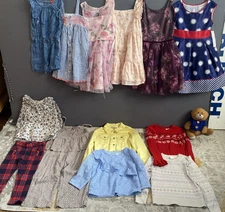14-Piece Toddler Girls Clothing Lot Size 4T/4/5 Excellent Condition Name Brands!