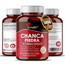 Chanca Piedra Extract 90 Capsules 5000 mg Kidney Support, Stone Breaker NON-Gmo