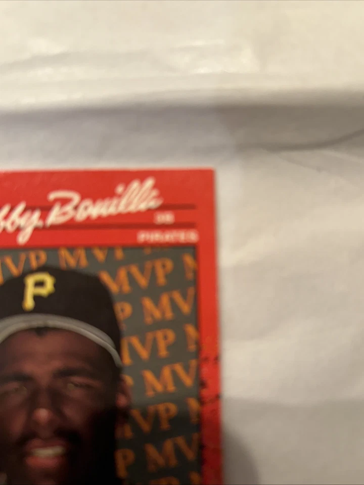 Tarjeta de béisbol 1990 Topps Bobby Bonilla BC-16 Pittsburgh Pirates casi como nueva Foto 4 de 4