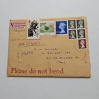 Cover Great Britain Italian Stamps Insured £500
