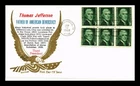 US COVER THOMAS JEFFERSON 1C PROMINENT AMERICANS FDC KHOL KRAFT CACHET