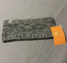 Champion Ladies Knit Fleece Lined Ear Band Dark Gray Winter Ear Warmer One Size